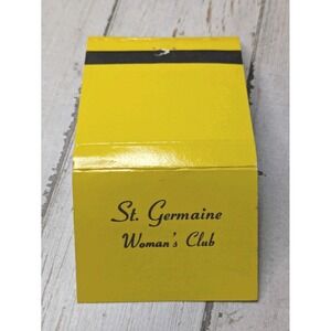 Vintage Matchbook Cover St.‎ Germaine Woman's Club Wisconsin 30 Strike